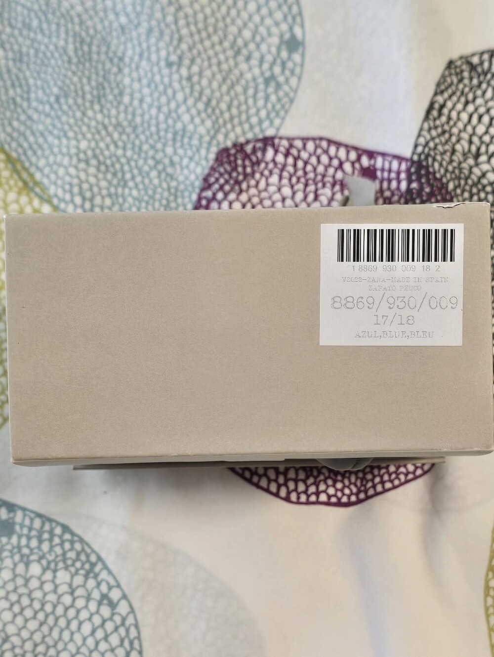 Zara Mini Baby Gray Suede Shoes – Size 6–9 Months – New in Box - Picture 4 of 5